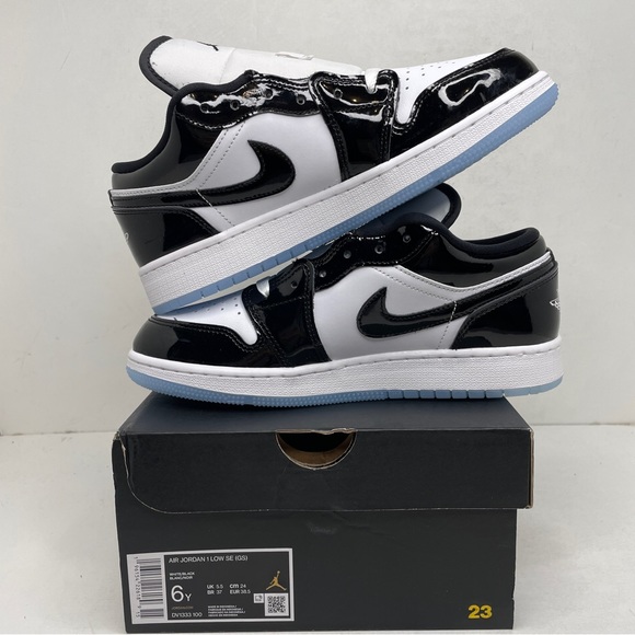 Nike Air Jordan 1 Retro Low GS SE “Concord/Space Jam” 2023 - Picture 3 of 4